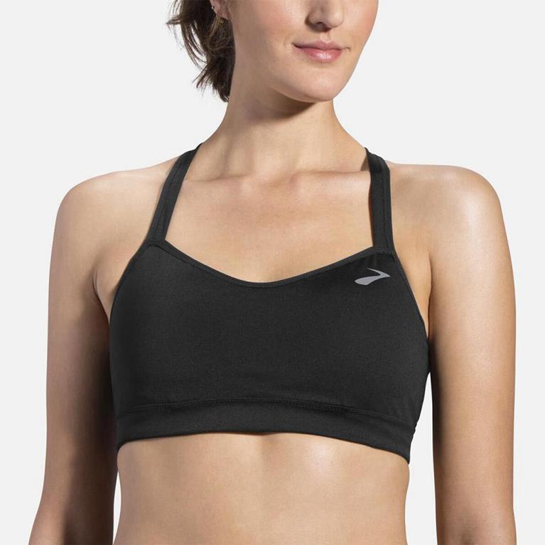 Brooks Womens Uprise Crossback Running Bra - Grey (985123-SCZ)